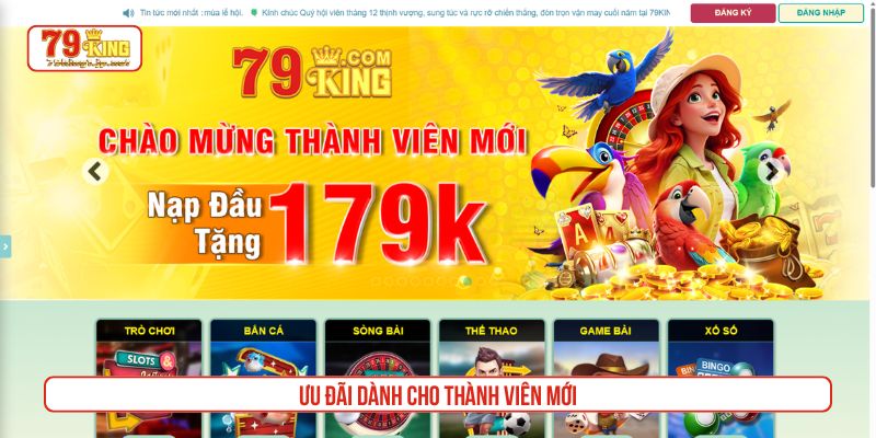 Ưu đãi dành cho thành viên mới